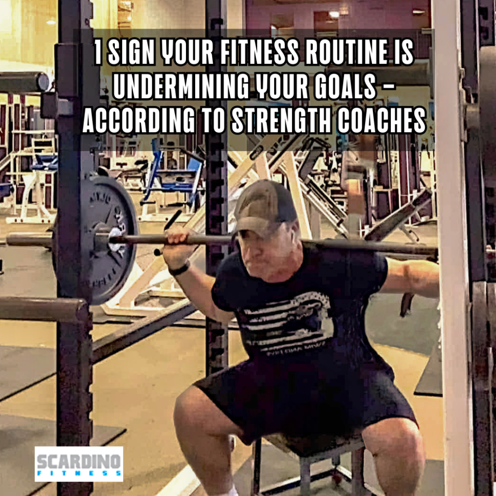 1 SIGN YOUR FITNESS ROUTINE IS UNDERMINING YOUR GOALS – ACCORDING TO personal trainers.