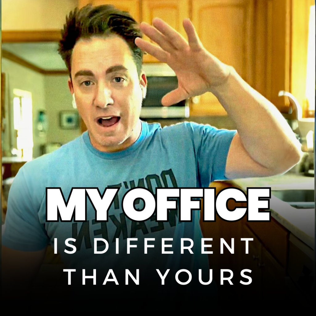 A personal trainer's office isn't what you think.